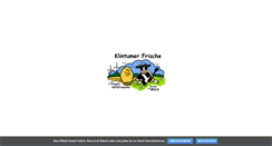 Desktop Screenshot of klintumer-frische.de
